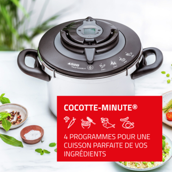 COCOTTE-MINUTE SEB 8L NUTRICOOK+ INOX INDUCTION - Prix en Algérie